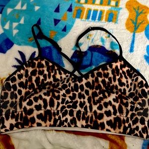 Pink by Victoria’s Secret Leopard Yoga Bra Medium